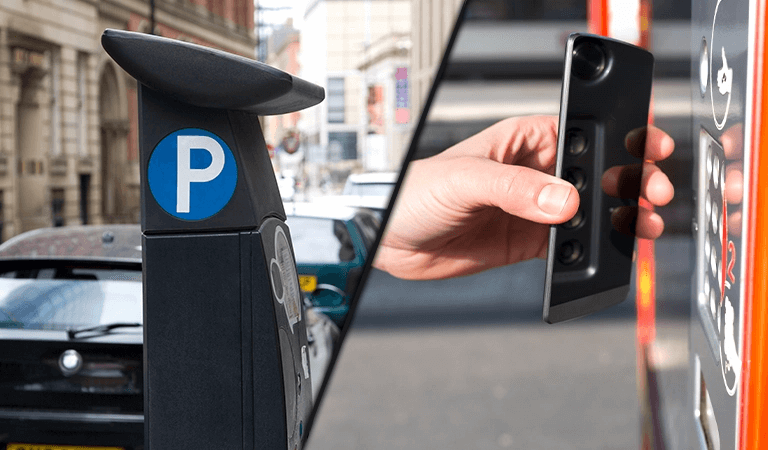 Parkomaty i e-upoważnienia do parkowania i aplikacja do płatności mobilnych